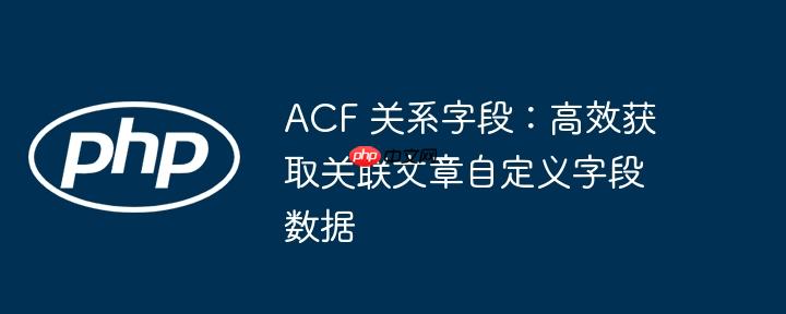 175212852698407 ACF 关系字段:WordPress高效获取关联文章自定义字段数据