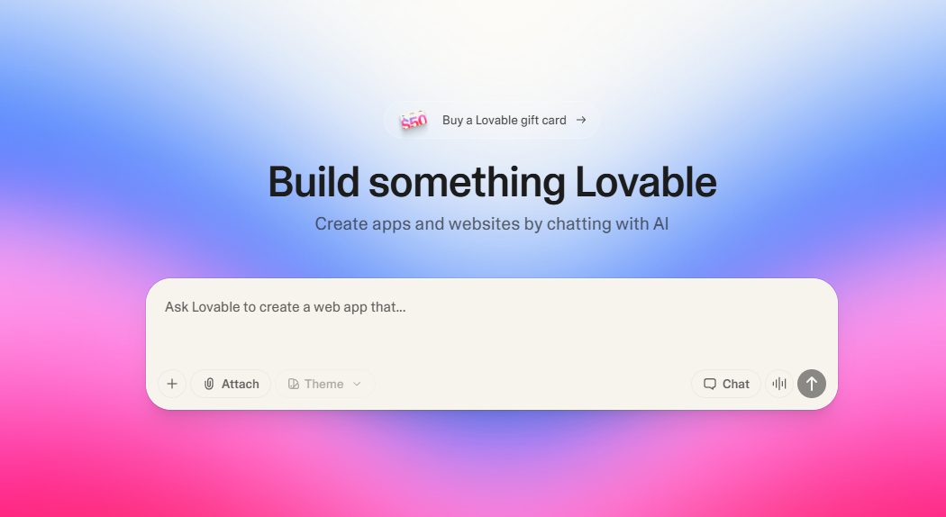 Lovable – 几秒钟内就能克隆并重建任何网站