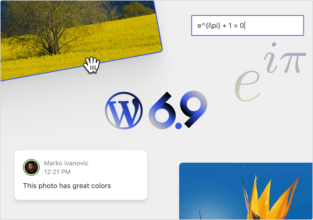 wporg-69-new WordPress 6.9 “Gene” 正式发布,携协作与性能革新来袭